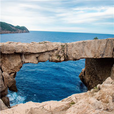 Ontdek Cala d'Albarca: Een Adembenemende Natuurlijke Brug op Ibiza