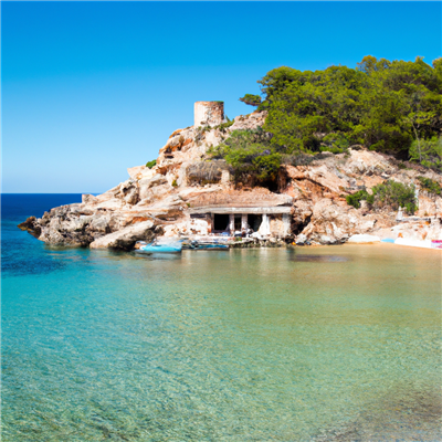 Cala Carbó: Een idyllisch strand met kristalhelder water en een adembenemend uitzicht op Es Vedra