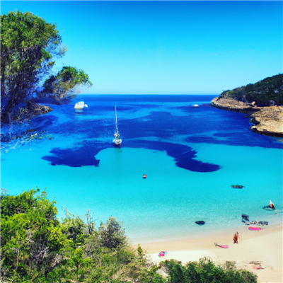 Cala Salada: Een Prachtig Strand Met Helder Water En Omringd Door Pijnbomen