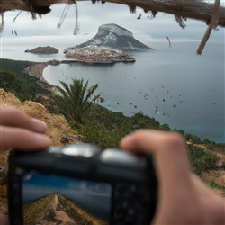 Fotograferen van de prachtige uitzichten van Ibiza